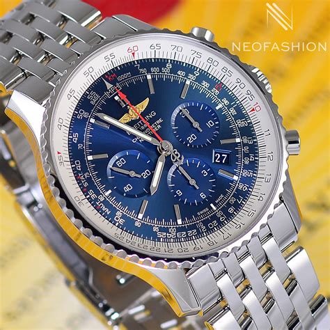 breitling navitimer 1 b01 chronograph 46 blau|Breitling Navitimer b01 review.